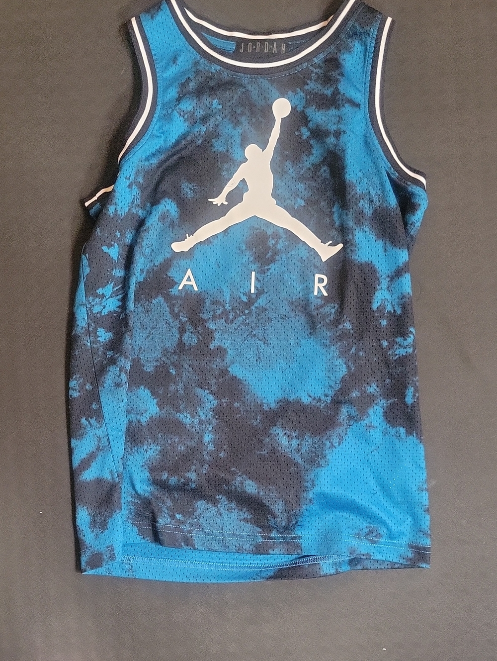 Jordan AIR Tie-Dye Tank - Blue & Black 23 Nike